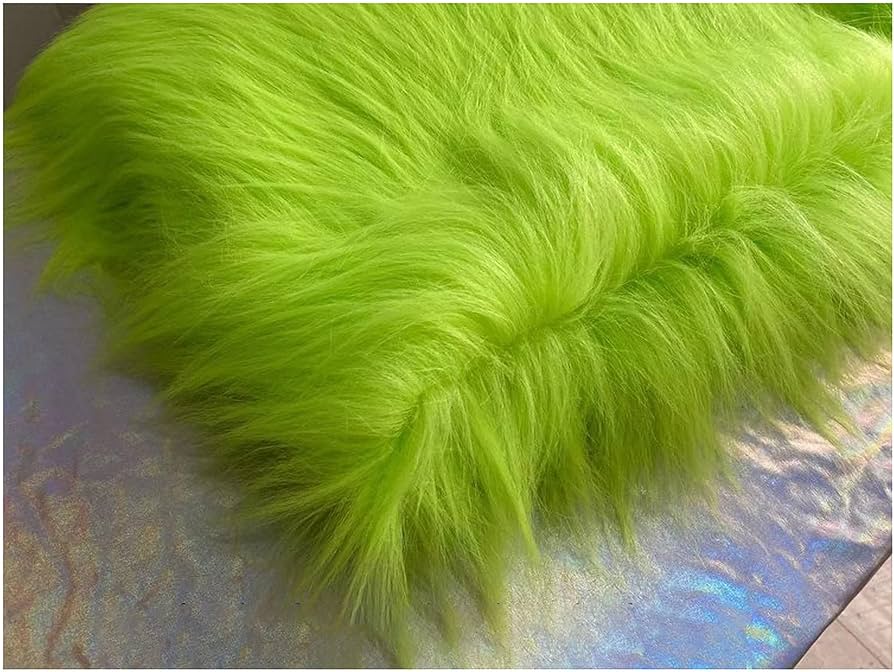 Amazon | フェイクファー 生地 ファー 生地 衣類や家の装飾に使用され